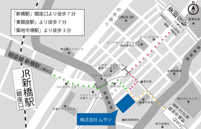 本社地図 株式会社ムサシ